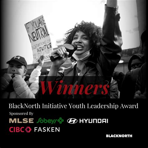 Congratulations To Our Youth Leadership Winners Blacknorth Initiative