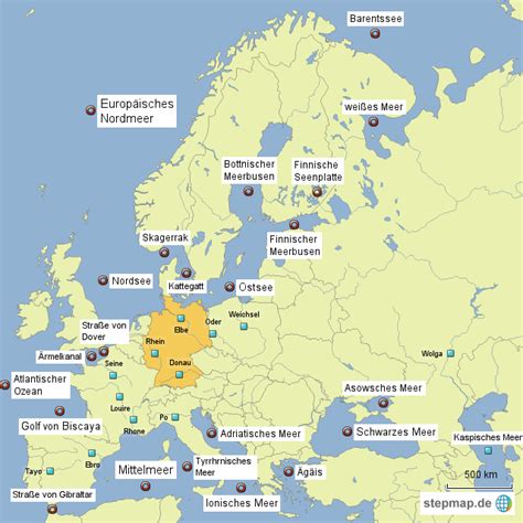 Die karte von europa zeigt alle 47 staaten des kontinents, wobei sowohl die staaten an sich als auch ihre hauptstädte und weitere große bzw. Europas Karte