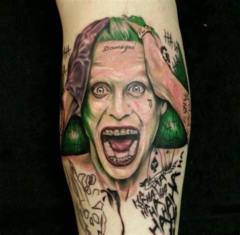 Jared Leto S Joker Tatuagem Coringa Tatuagem Coringa