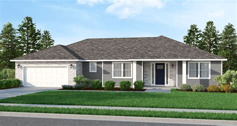 Wondering the look of hip roof framing plan. Chadwick Home Plan - Rambler Style, Single Story Home Built On Your Lot. Fully Customizable ...