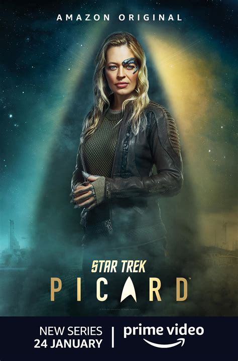 Star Trek Picard Jeri Ryan As Seven Of Nine Character Poster Jeriryan