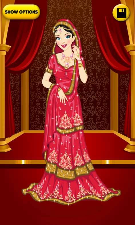 Do you remember paper dolls with sets of clothes to be worn? Get Indian Bride Dressup - Microsoft Store