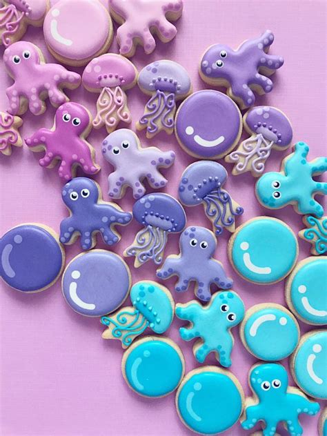 Octopus Sugar Cookies Delicious Cookies Homemade Cute Cookies