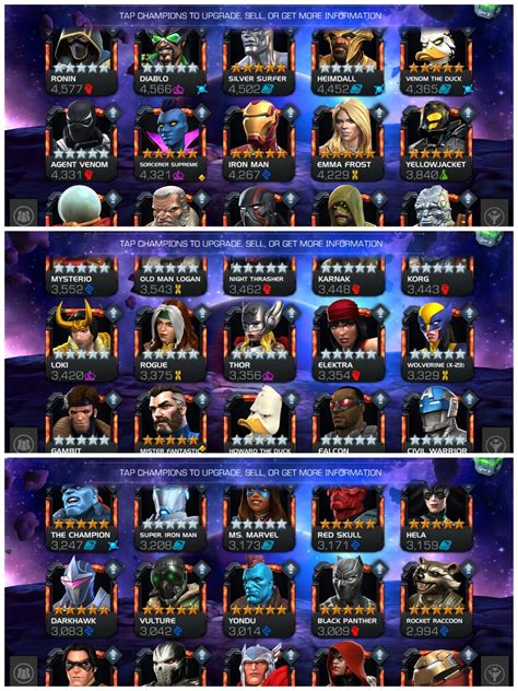 Marvel Contest of Champions Monster Account with tons of resources pls