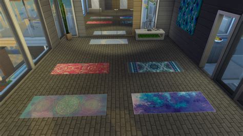 Shady Sims — 4 New Yoga Mat Recolors For Ts4