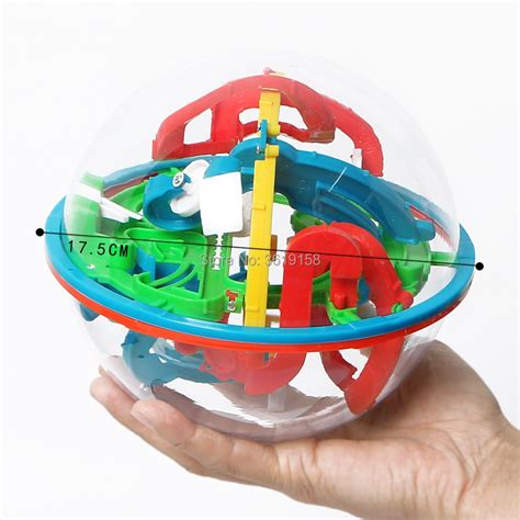Dqrc 118 Steps Magical Intellect Ball Maze Magnetic Marble Iq Balance