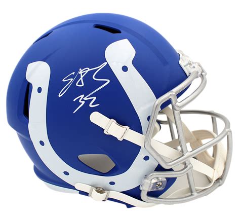 Hilton, darius leonard, and quenton nelson when you choose indianapolis colts jerseys from our pro shop. Edgerrin James Signed Indianapolis Colts Speed Full Size ...