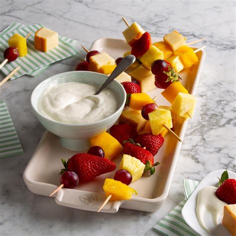 Fruit Kabobs With Margarita Dip Recipe How To Make It