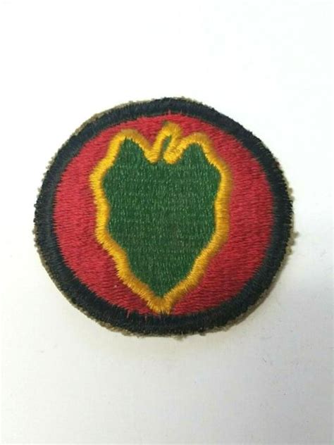 Vintage Original Wwii Ww2 Us Army 24th Infantry Division Patch Victory