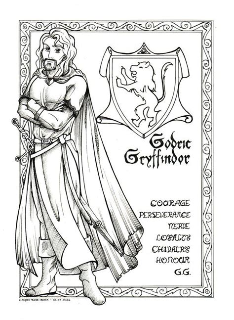 Gryffindor Coloring Page