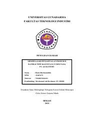Penulisan Ilmiah.pdf - Universitas Gunadarma Fakultas Teknologi