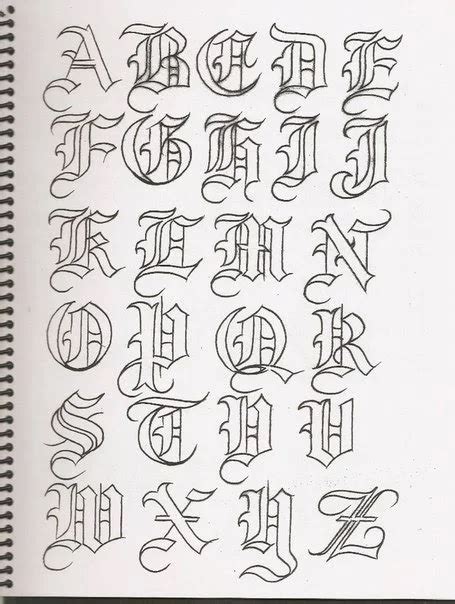 Taringa Caligrafía Abecedarios Tattoo Fonts Alphabet Lettering