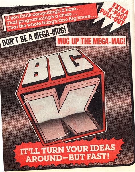 Starlogged Geek Media Again 1984 Big K Magazine House Ads Ipc