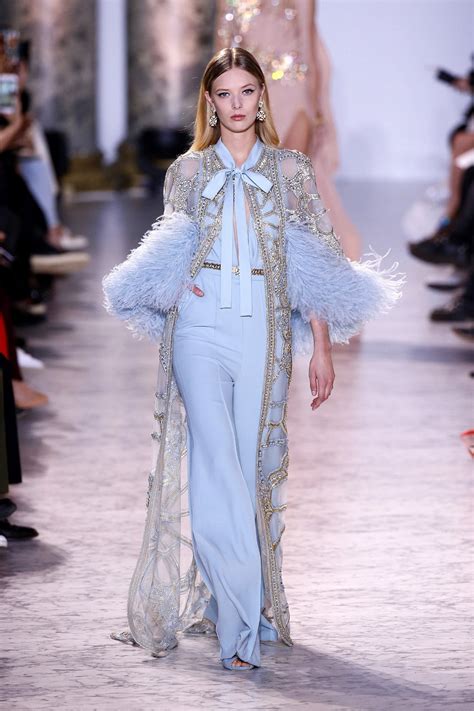 Elie Saab Couture Fashion Show Collection Spring Summer Presented During Paris Fashion