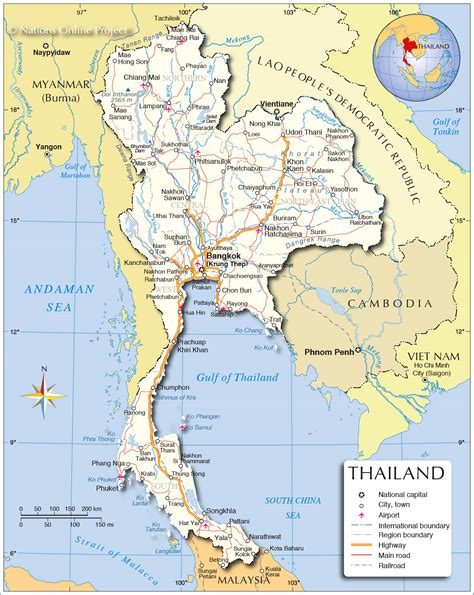 Betong Thailand Map Pranploaty