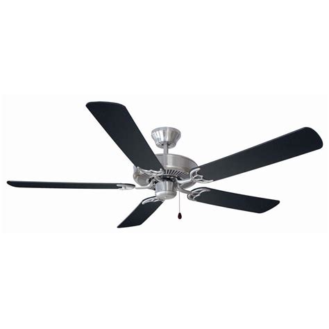 Elegant design with downrod cover and stylish blade trims three layer canopy. Design House Millbridge 52 in. Satin Nickel Ceiling Fan ...