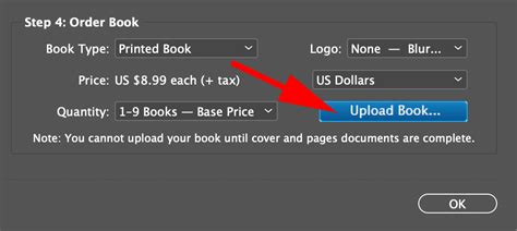 Upload a book using the Blurb Book Creator plug-in for InDesign – Help