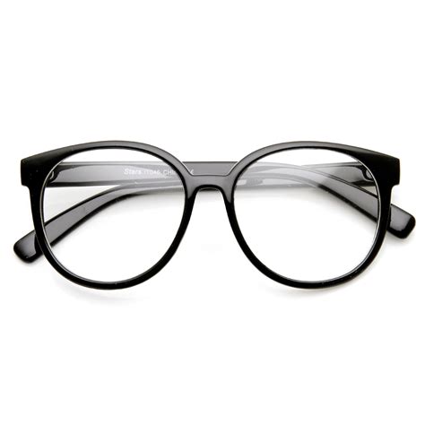 large round p3 vintage inspired clear lens glasses 9425 retro eyeglasses horn rimmed glasses
