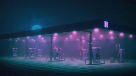 Aesthetic Gas Station Wallpapers Wallpaper Cave
