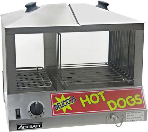 Adcraft Commercial Stainless Steel Hot Dog And Bun Steamer 1200 W Dersya