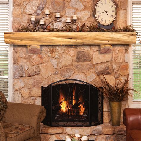 Made out of solid walnut wood with a. Amazon.com: Pearl Cedar Live Edge 60" Wood Mantel Shelf ...