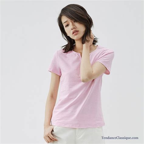 Tee shirt femme manche 3/4 pas cher. T Shirt A Manche Longue Femme, Tee Shirt Dos Nu Femme Pas Cher