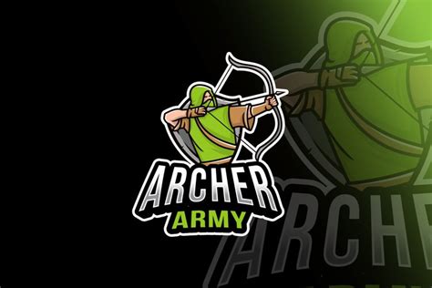 Archer Army Esport Logo Template