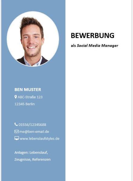 Informationen und es ging um einen. Deckblatt Email Bewerbung