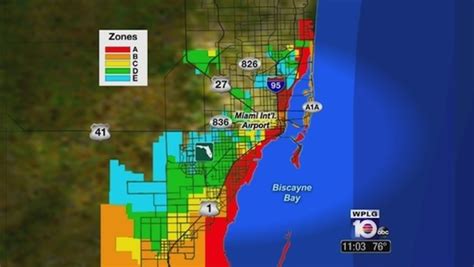 Miami Dade Evacuation Zones Map Time Zones Map World