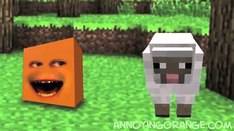Annoying Orange Vs Minecraft Youtube