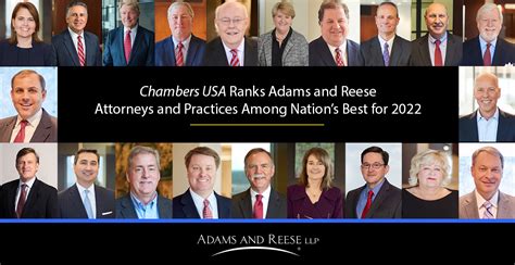 Chambers Usa Ranks Adams And Reese Attorneys And Practices Among Nation