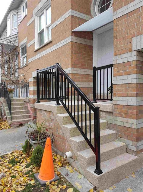 Metal Step Railing Outdoor : Exterior Step Railings - O'Brien