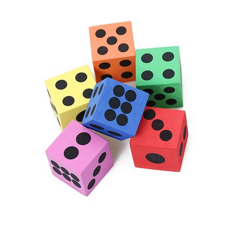 2pcs Foam Dot Dice By Learning Resources Soft Maths Dice
