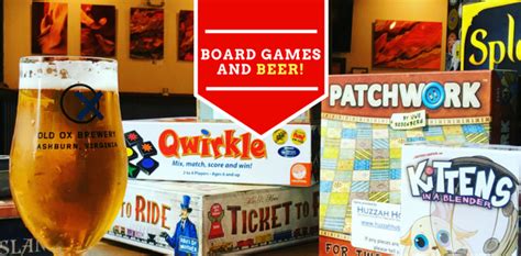 Board Games And Beer Old Ox Brewery Washington Dc Brewery In Ashburn Va