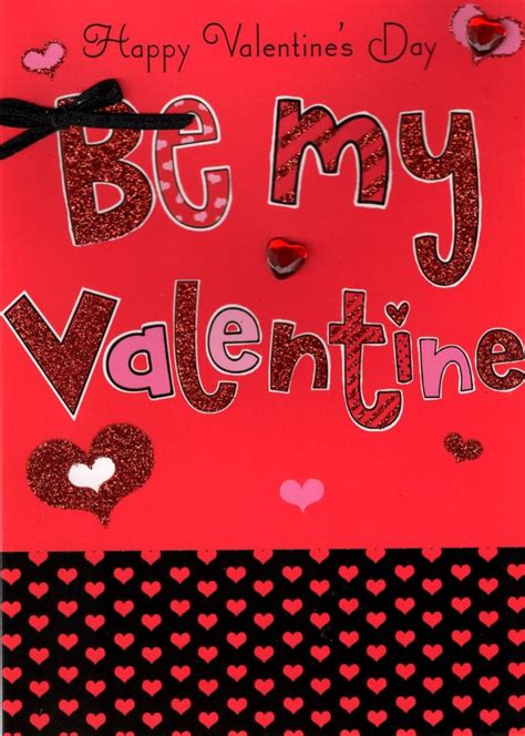 If not, just tell him to come. Be My Valentine Hand-Finished 3D Valentines Card | Cards ...