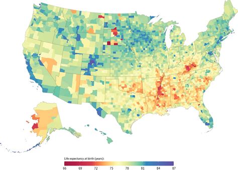 Map Of Life Expectancy In The US Shows Disparities Business Insider