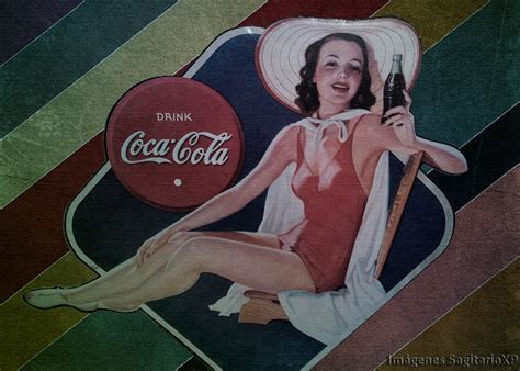 Coca Cola Retro Vintage Chica Pin Up Imágenes Para Compartir Sagitarioxp