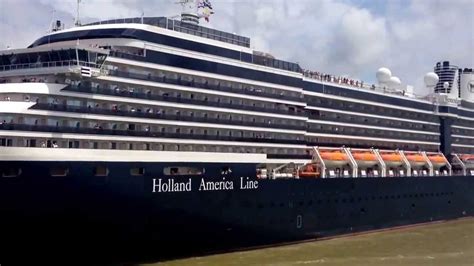 Holland America Line Veendam Greets Hal Westerdam Youtube