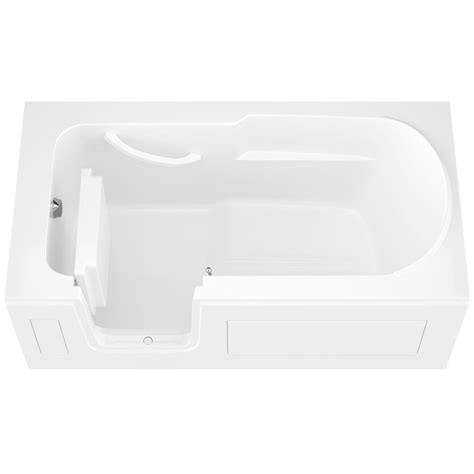 Here is a step by step bathtub reglazing video showing the basic steps of reglazing a pressed commend down below and let me know what bathtub you have and i can try and do a video of your. Universal Tubs HD Series 60 in. Left Drain Step-In Walk-In ...