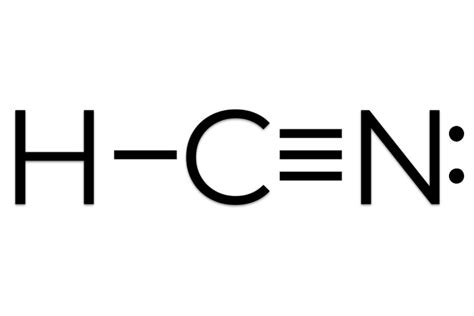 Hcn Lewis Structure Bonds Draw Easy