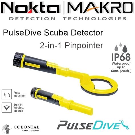 Once you have done this you will see why. Nokta Makro PulseDive Scuba Detector & Pinpointer - Yellow