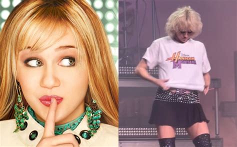 Miley Cyrus Wears A Hannah Montana Shirt In Concert Mind Life Tv