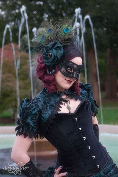 Gothic Masquerade Dress Black And Forest Green Masquerade Ball Dresses Masquerade Dresses