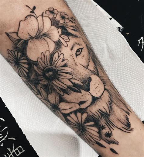 Butterfly Lion Tattoo Arm Tattoo Sites