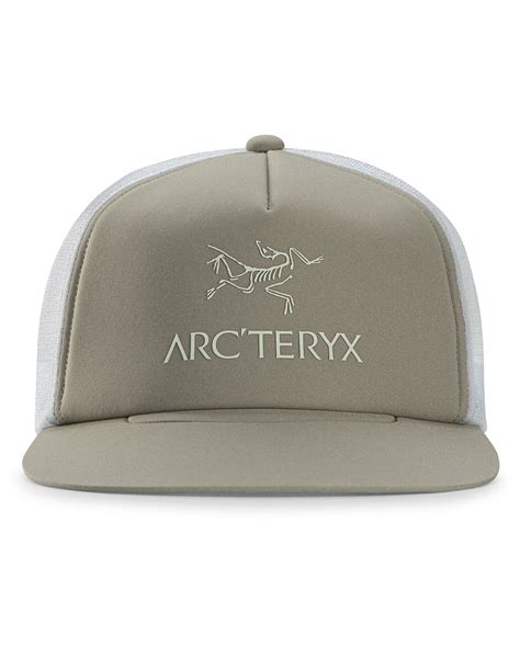 Logo Flat Brim Trucker Hat Arcteryx