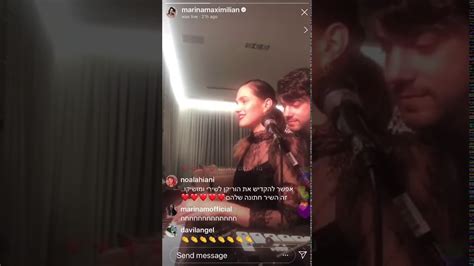 מצד אחד, שיא של יצירה משותפת ושיתופי פעולה עם אמנים אחרים (ב־18 בפברואר עומד להתקיים לראשונה פסטיבל מקסימיליאן, פסטיבל דיגיטלי בשידור חי מרידינג, הכולל הופעות שונות, רקדנים, אורחים, סט די ג'יי, מופע להקה של מארינה ועוד). מארינה מקסימיליאן וגיא מנטש - בא לי לדבר ו-somebody that i ...