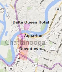 Downtown Chattanooga Hotels near Aquarium - Tennessee TN