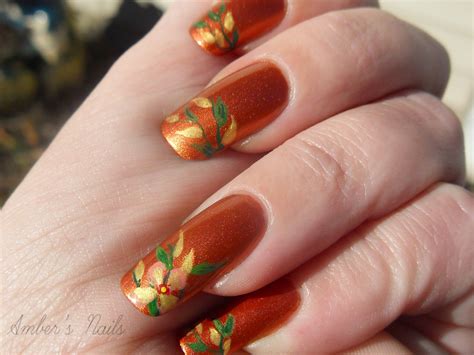 Inspired By Robin Moses Hand Painted Fall Leaves And Flowers