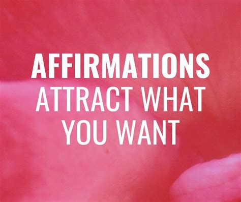 Affirmations To Attract What You Want Coach Wendy