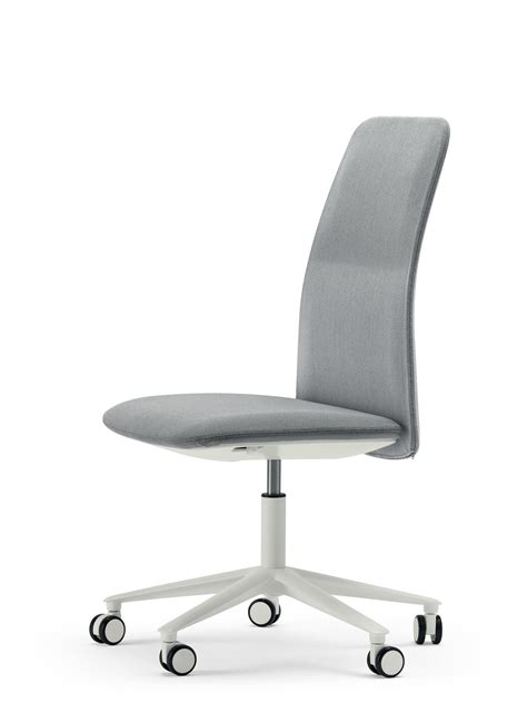 Relax and recharge in a comfortable armchair. slim task with seat and back in Kvadrat fabric Design by PearsonLloyd | Contemporary office ...
